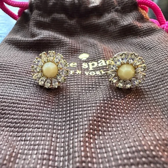 kate spade Pierced, stud, Earrings with original bag - Picture 1 of 3